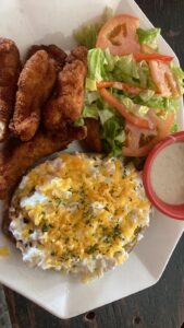 Enjoy the full menu, including seasonal lobster, at Taste Buds Restaurant and Bar and Slots