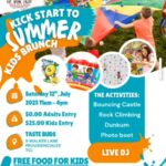 Taste Buds Restaurant Teen Summer Brunch Flyer